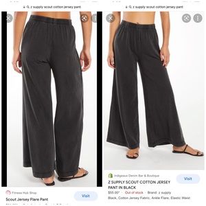 Z supply scout cotton jersey pant. Never been worn.